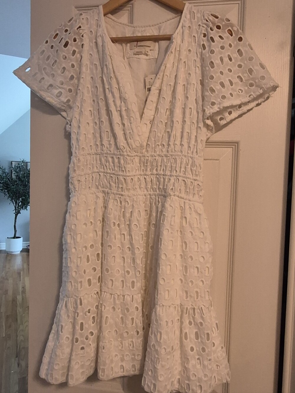 Anthropologie Eyelet Dress
